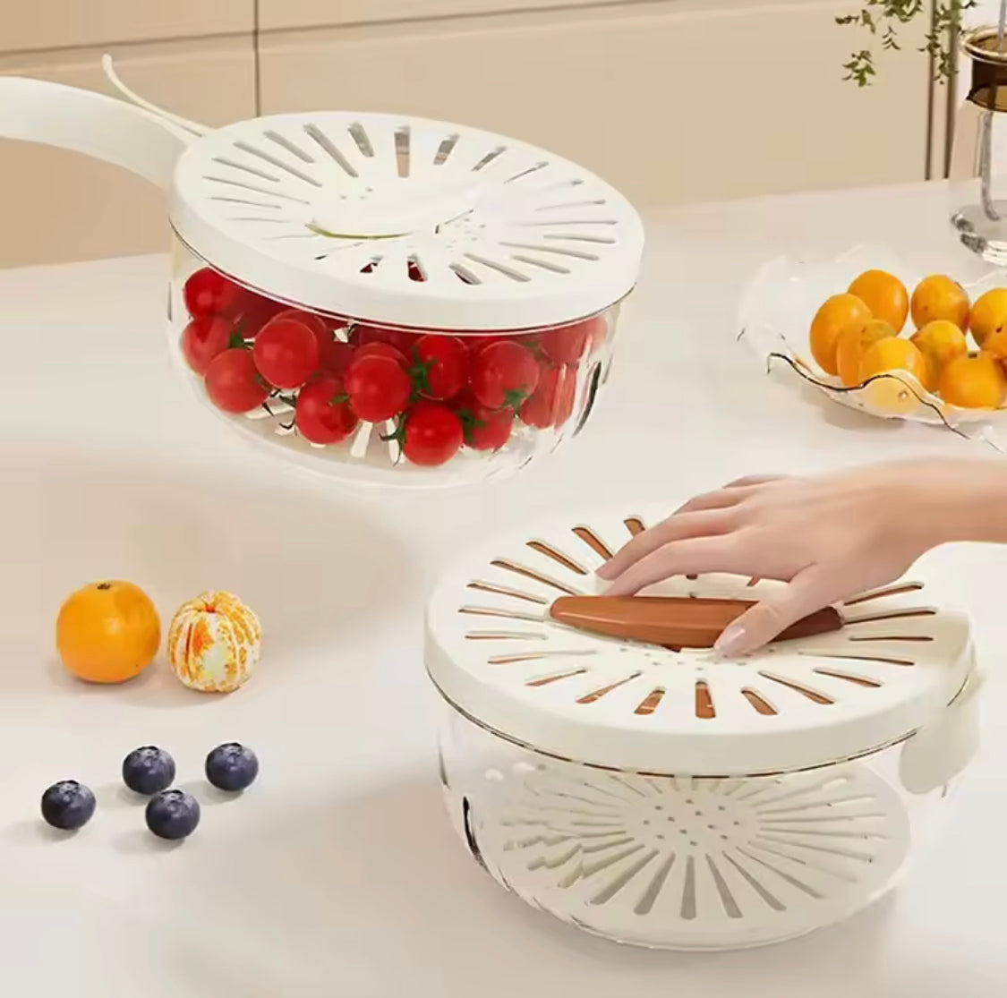 3 in 1 Drain Basket Storage Box, Fruit And Vegetable Washing Bowl With Strainer, Fruit And Vegetable Dehydrator Basket 3 in 1 Drain Basket Storage Box, Fruit And Vegetable Washing Bowl With Strainer, Fruit And Vegetable Dehydrator Basket